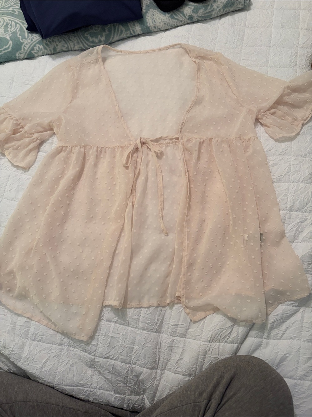 Oversized Sheer Top